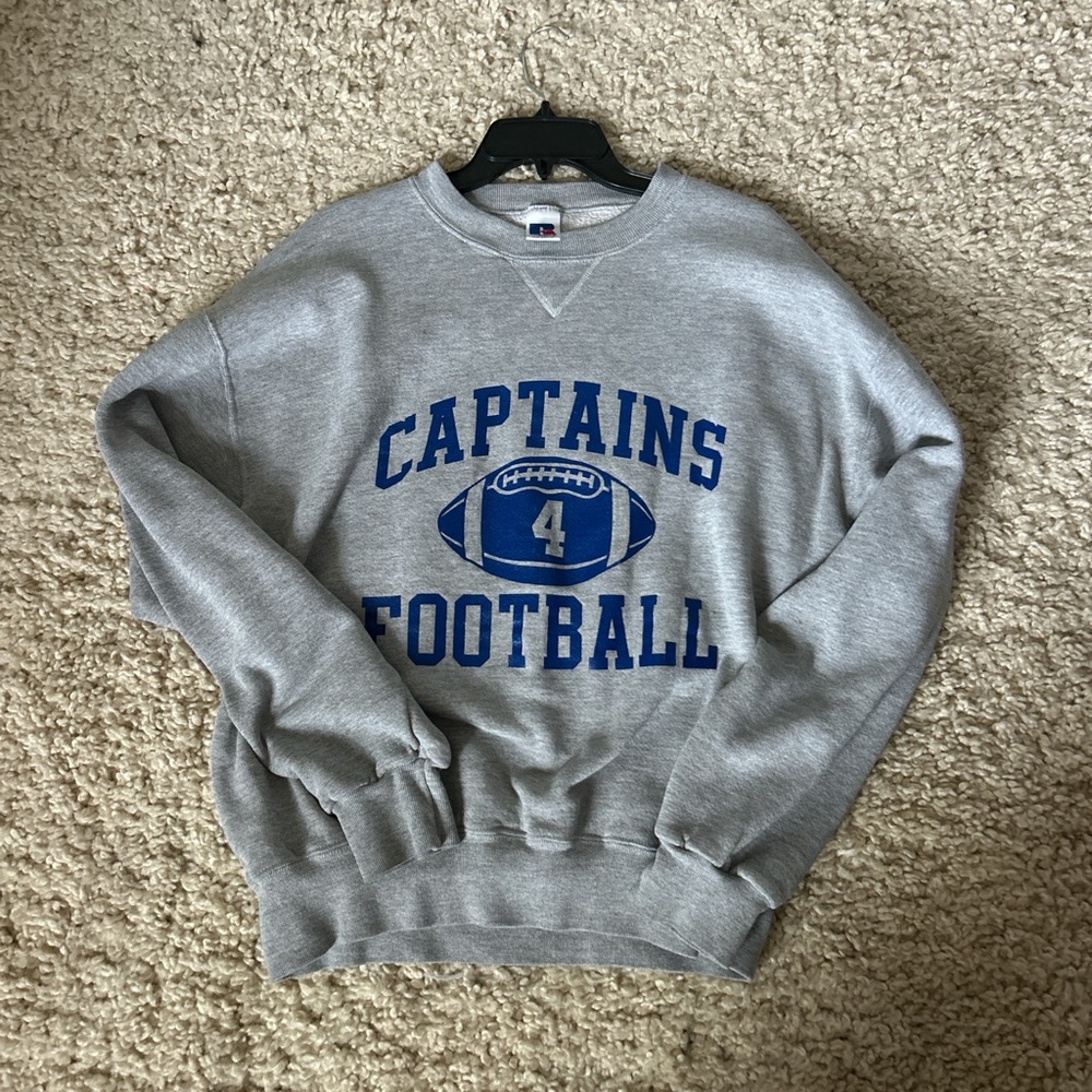 Russell Athletics Gray Crewneck Sweater